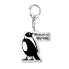 Round-BirdsのRound-Birds logo.ver アクリルキーホルダー