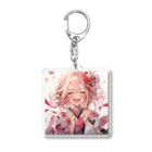 ぶーたんの笑顔の花開き Acrylic Key Chain