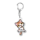 hogokeの保護猫はるか イラスト Acrylic Key Chain