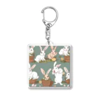 Kjggiの可愛いうさぎ Acrylic Key Chain