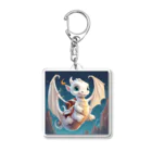 the blue seasonの空の冒険者：若きドラゴンの初飛行 Acrylic Key Chain