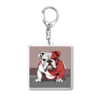 aiRUのRED& Burudoggu Acrylic Key Chain