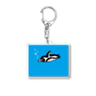 ゆるいペンギン屋のスイスイフンボさん Acrylic Key Chain