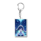 卯月なのかのCrystal Journey　〜美麗で神聖、どこか厳かな結晶の旅〜　No.1「Icicle」 Acrylic Key Chain