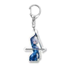 Japanesque_ImaginationのCyborg Ninja Iris Nova Acrylic Key Chain