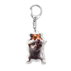 Mr.ハムスターマスターの攻撃的なハムスター Acrylic Key Chain