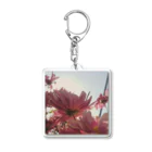 MMのやさしい色の花 Acrylic Key Chain