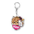 狗柴 犬 -ᴋᴜsʜɪʙᴀ ᴋᴇɴ-のrice！な狗柴 Acrylic Key Chain