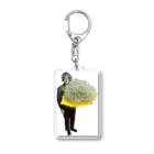 つづみ屋のまことさんとかすみ草 Acrylic Key Chain