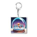 shonaldinyoのスノードーム Acrylic Key Chain