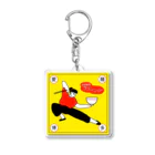 くろりさしょっぷの博多カンフー少女 Acrylic Key Chain