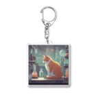 oekakishopの研究する猫 Acrylic Key Chain