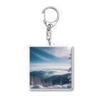 awawoの青空と山の風景 Acrylic Key Chain