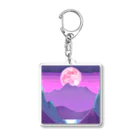 88_Aの満月の光 Acrylic Key Chain