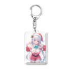 エーアイガールのサンタVanillaちゃん Acrylic Key Chain