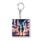 MoekingのAkihabara  Acrylic Key Chain