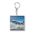 あかいはちのフィリピンの旅客機 Acrylic Key Chain