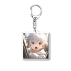 ∬ちゃむまちゃ∬(正月SP荒野の光)のまちゃのイラストグッツ Acrylic Key Chain