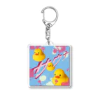 melancholy.shopのサウナ🐣 Acrylic Key Chain