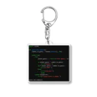 Todaiのプログラミングコード アクリルキーホルダー