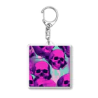 mixart109のスカルアート Acrylic Key Chain