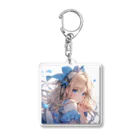 シルバームーンコーストの金髪少女シリーズ1 Acrylic Key Chain