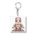 干支シティの酉の花嫁 Acrylic Key Chain