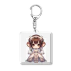 干支シティの申の花嫁 Acrylic Key Chain