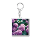 neat55のアジサイの球状の花房 Acrylic Key Chain