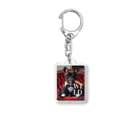 furebuhi　clubのLet's go wild！フレンチブルドッグ　ワイルドにいこーぜ！ Acrylic Key Chain