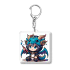 可愛らしいドラゴンのイラストグッズ店の可愛いドラゴンのマスコット Acrylic Key Chain