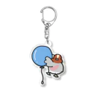 duck bird storeの風船 アヒル＆カモシリーズ 〈ヒドリガモ〉 Acrylic Key Chain