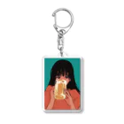 ryou0701lmのほろ酔い美人 Acrylic Key Chain