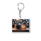 LOVEPOINTBOXのキラキラカメラ Acrylic Key Chain