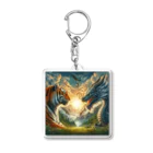 comati12の虎、鳳凰、龍 Acrylic Key Chain