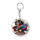 manyou-lab_Ukiyo-eの浮世絵 ド派手侍 Ukiyoe Flamboyant Samurai [UDS-DL-SR001-0001] Acrylic Key Chain