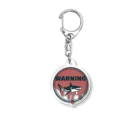 saepontaのWARNING Acrylic Key Chain