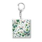 Lovers-chapelの四葉のクローバー Acrylic Key Chain