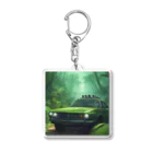 CAR-LABOのジャングル仕様の車 Acrylic Key Chain