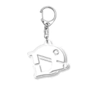 delight-hokkaido 公式ショップ 本店のdelight-hokkaidoデザイン（ホワイト シンボルマーク） Acrylic Key Chain