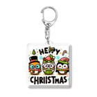 k.a.u.j.7のクリスマスをお祝いする、楽しい仲間たちの集まり！✨ Acrylic Key Chain