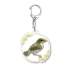 やちよ｜リアル鳥イラストのウグイスのヒナちゃん Acrylic Key Chain