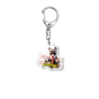 furebuhi　clubのJumping！FRENCH BULLDOG Acrylic Key Chain