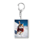 GoldCatの雪猫 Acrylic Key Chain