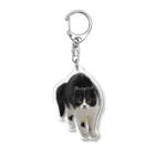 さぶろうまみれ🐾のやんのかさぶろう Acrylic Key Chain