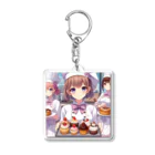 ironanoの【#いろなの】見習いパティシエ Acrylic Key Chain