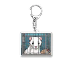 ai-open-202402のフェレット Acrylic Key Chain