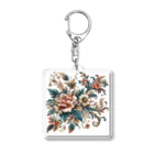 shopの花柄 Acrylic Key Chain