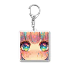 code7の恋をするきらりちゃん Acrylic Key Chain