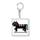 BLUE MINDの秘密の猫ちゃん　キーホルダー Acrylic Key Chain